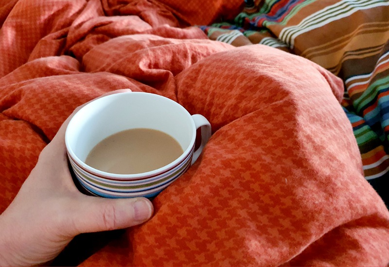 12 von 12 im März - Kaffee im Bett
